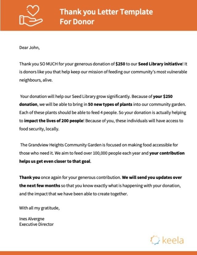 How To Write A Great Donation Thank You Email With Examples