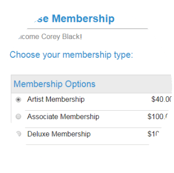 Membership-management-signup-website